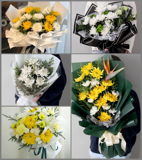 广东揭阳市普宁市后溪乡平洋村白事花束代送